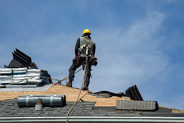 Professional Roofing technician working in Eastover, NC